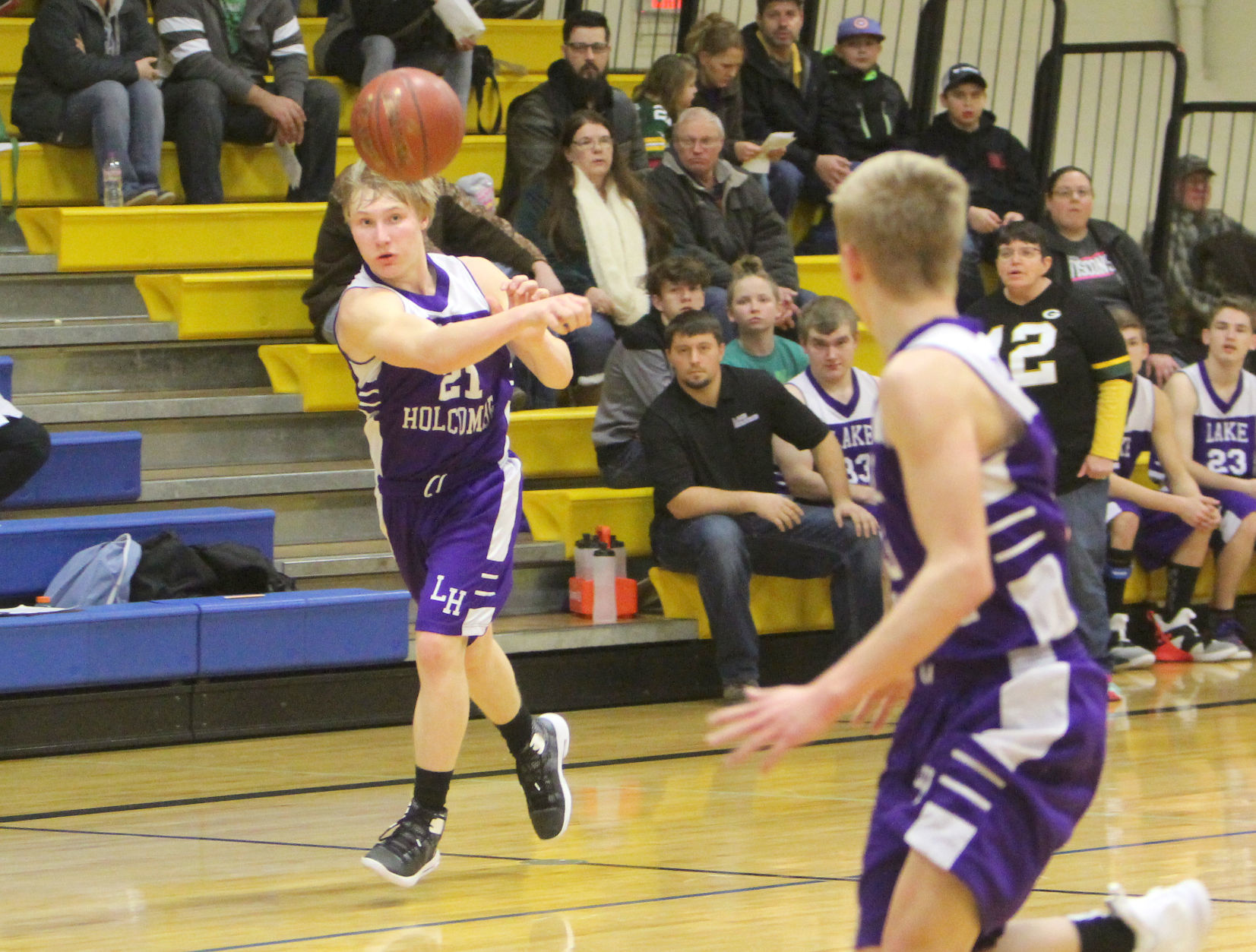 Lake Holcombe at Cornell boys basketball 1-10-19